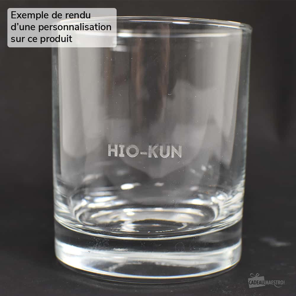 Verre à Whisky Message à Personnaliser - Verre Whisky à Personnaliser