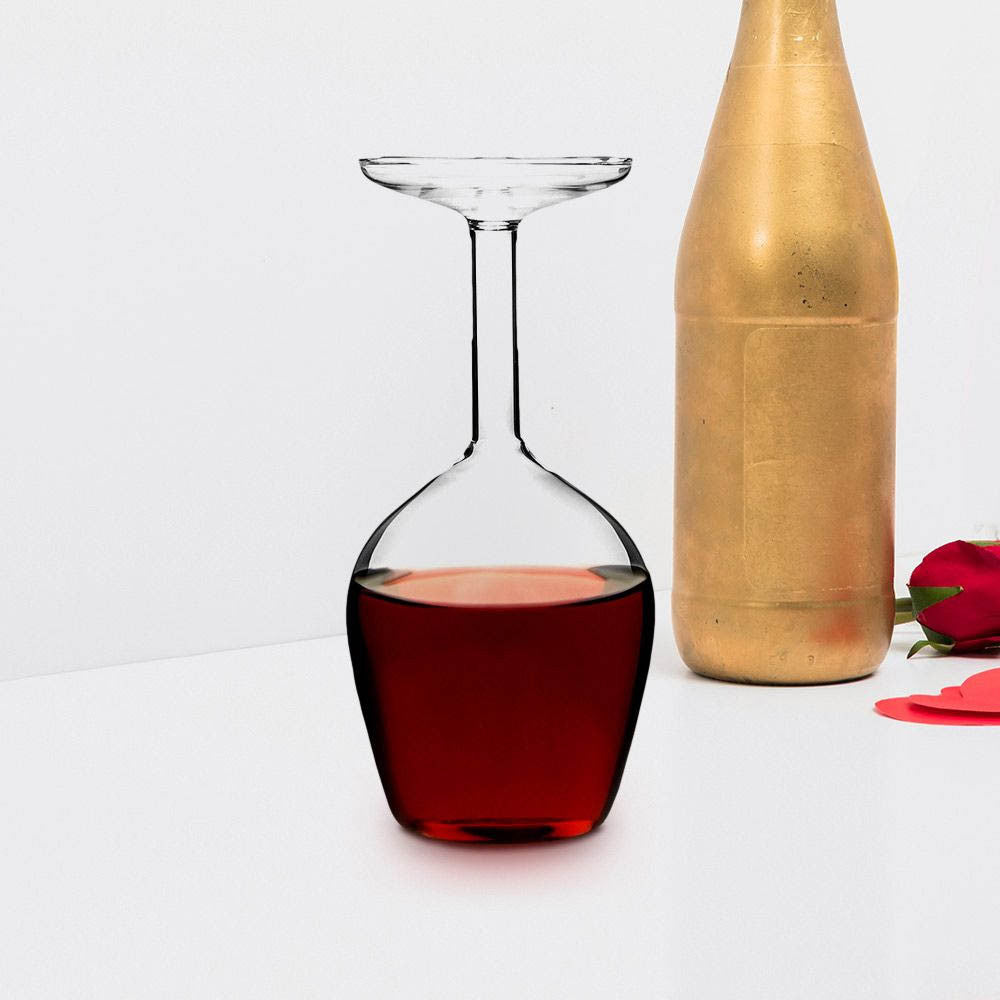 Verre à Vin à l'Envers - Vin CadoMaestro