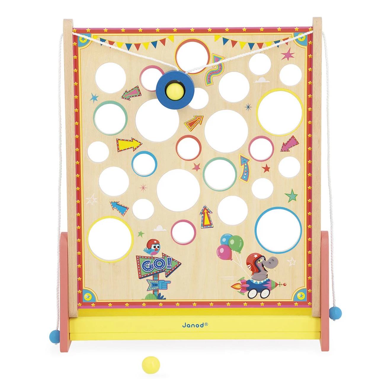 Vertical challenge en bois FSC - applepop multicolore