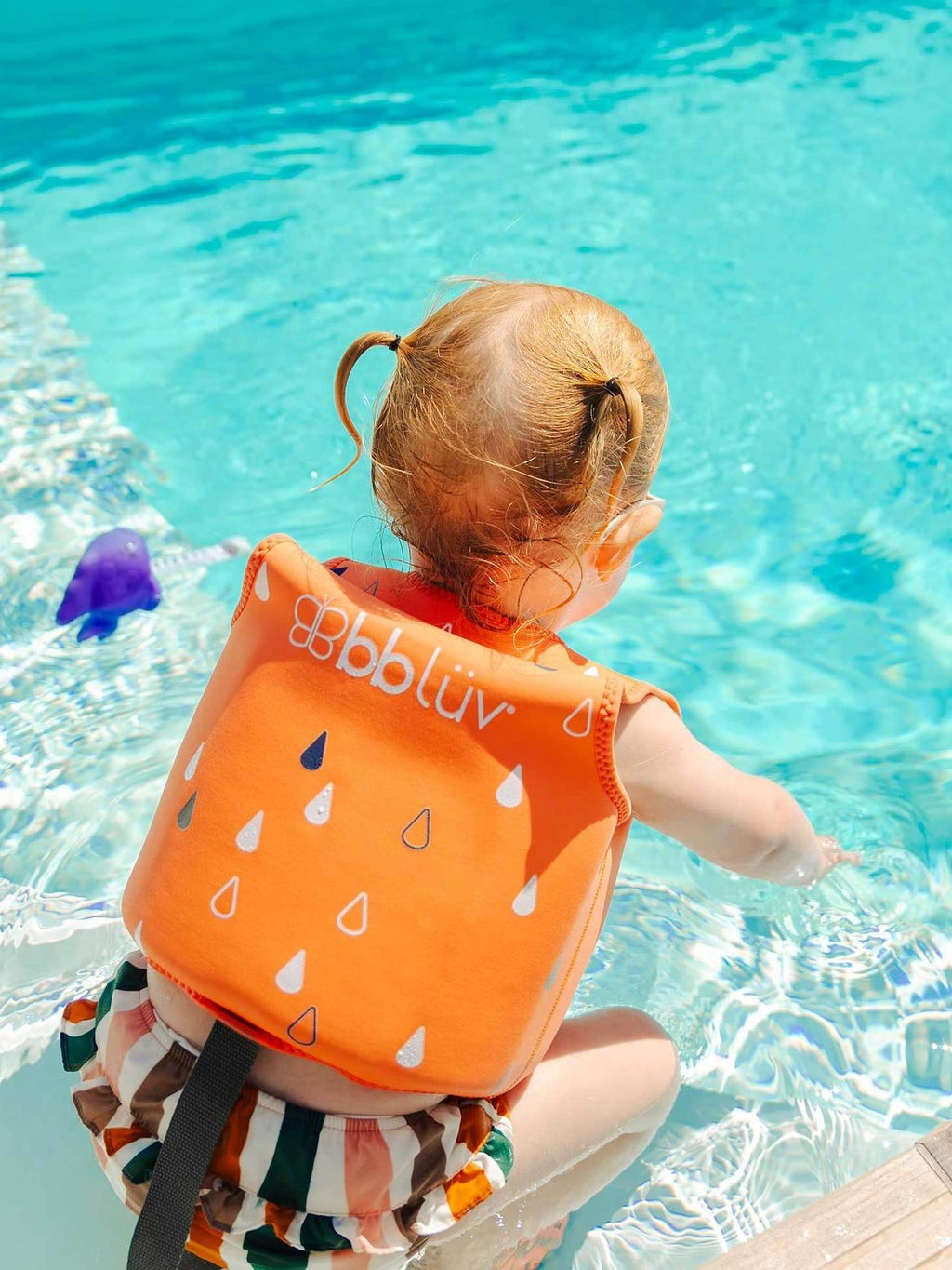 Veste de natation évolutive naj - orange