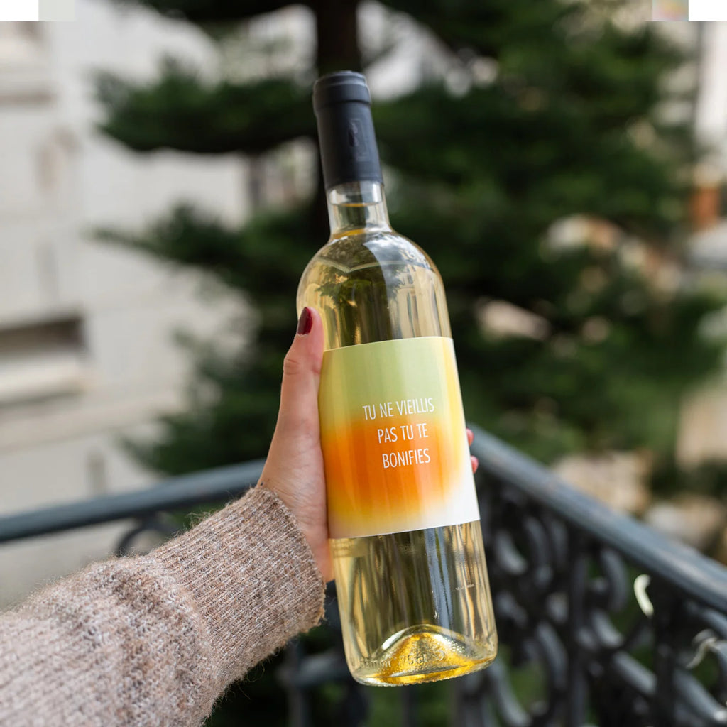 Bouteille de vin personnalisée