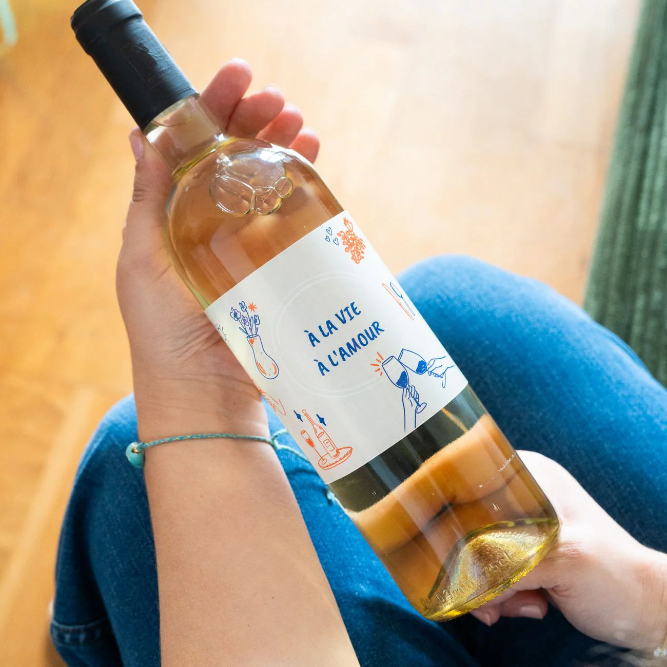 Bouteille de vin personnalisée