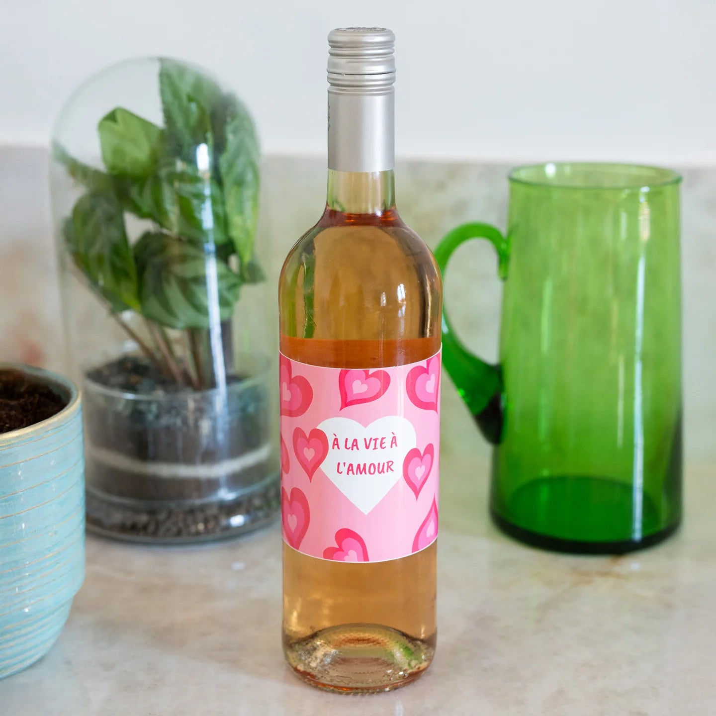 Bouteille de vin personnalisée