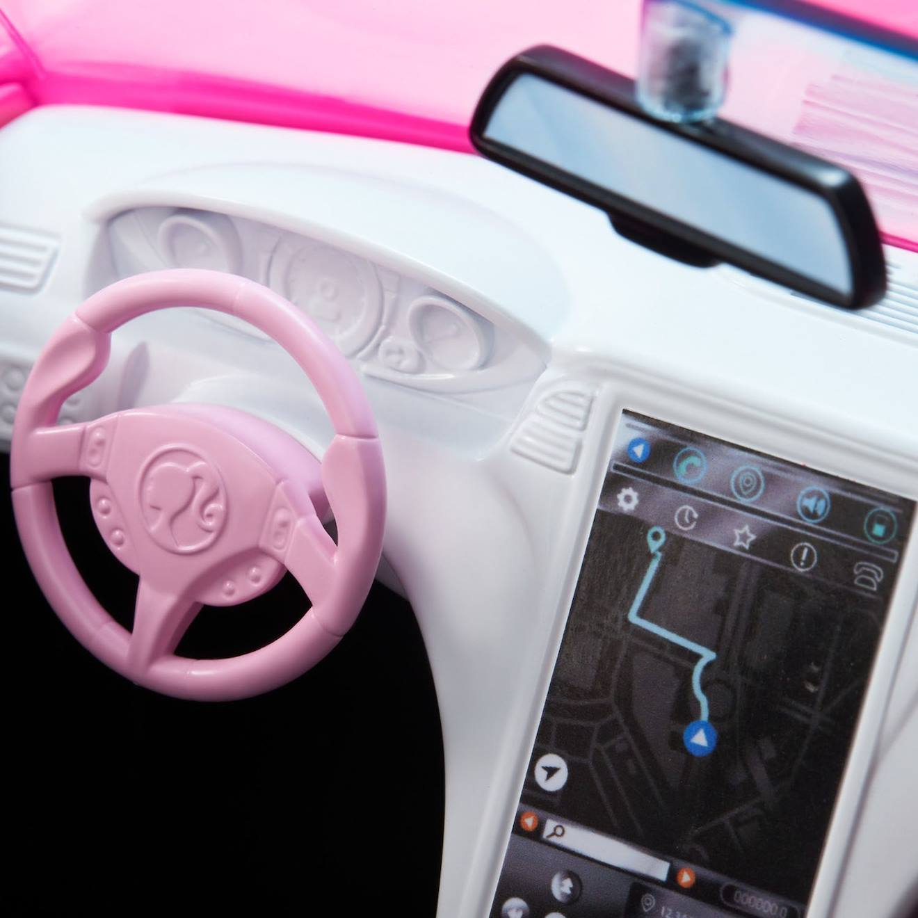 Voiture cabriolet Barbie multicolore