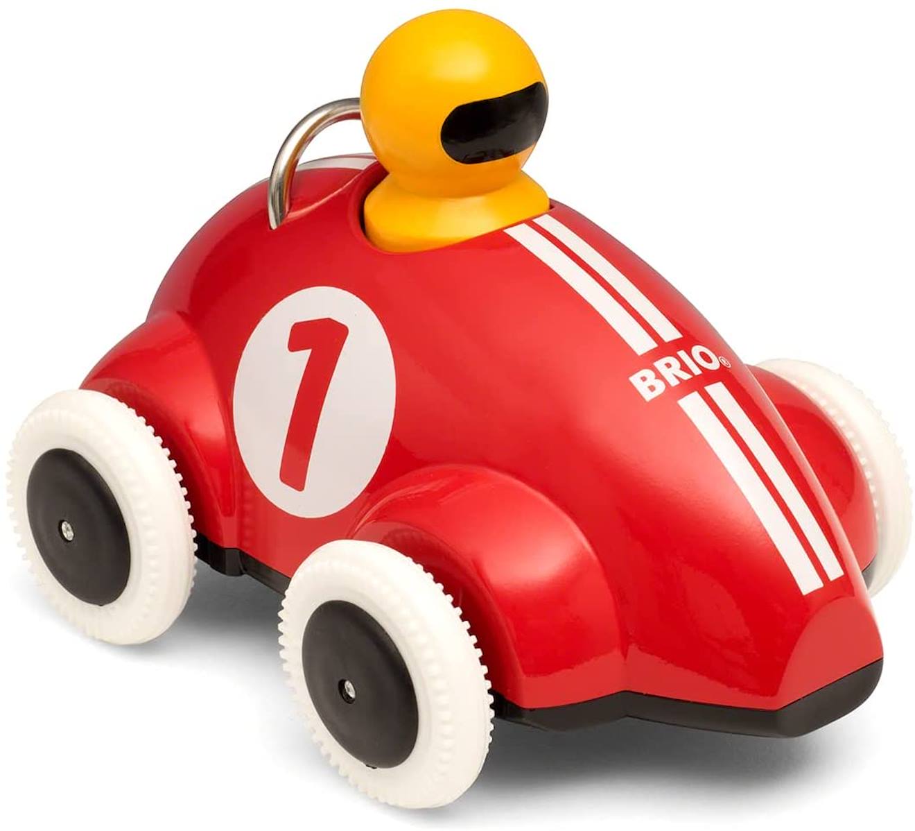 Voiture de course push and Go rouge