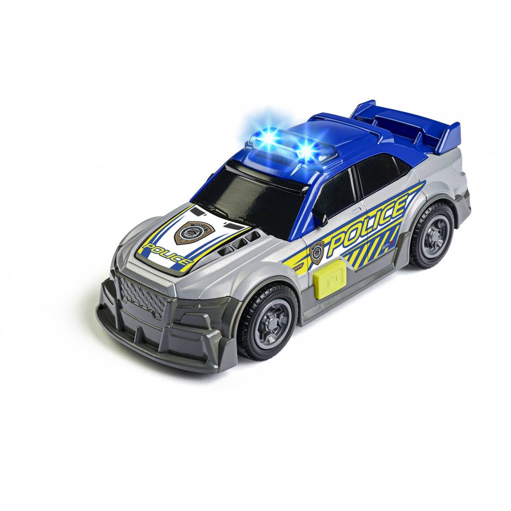 Voiture de police avec son et lumière multicolore