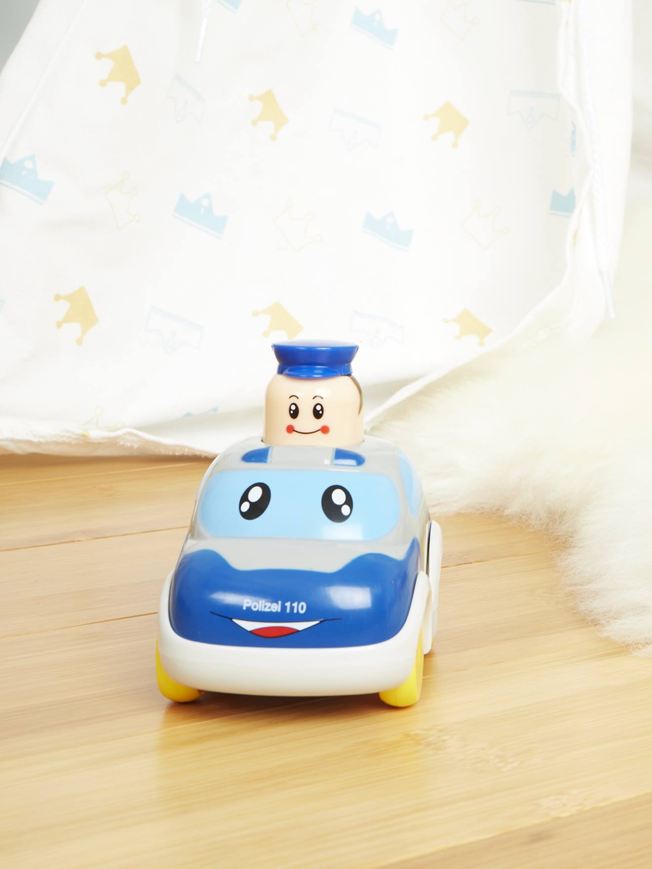 Voiture de police jouet - push and Go police