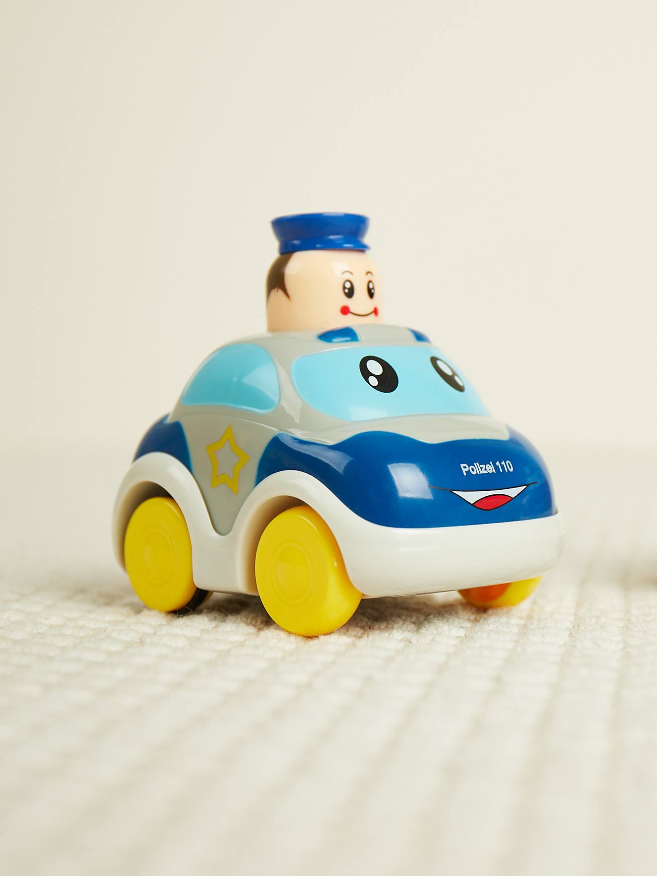 Voiture de police jouet - push and Go police