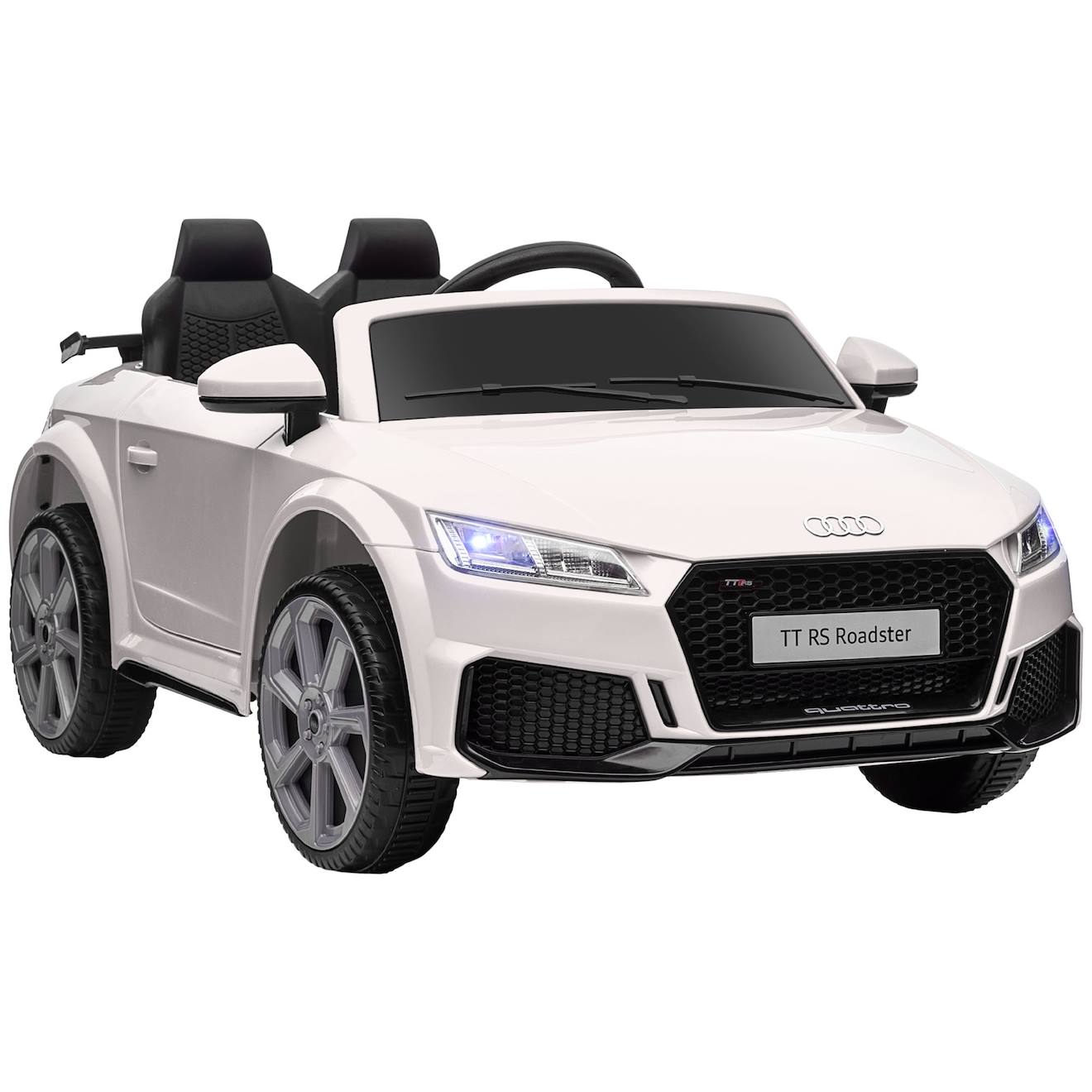 Voiture électrique enfant 12v audi tt rs blanc