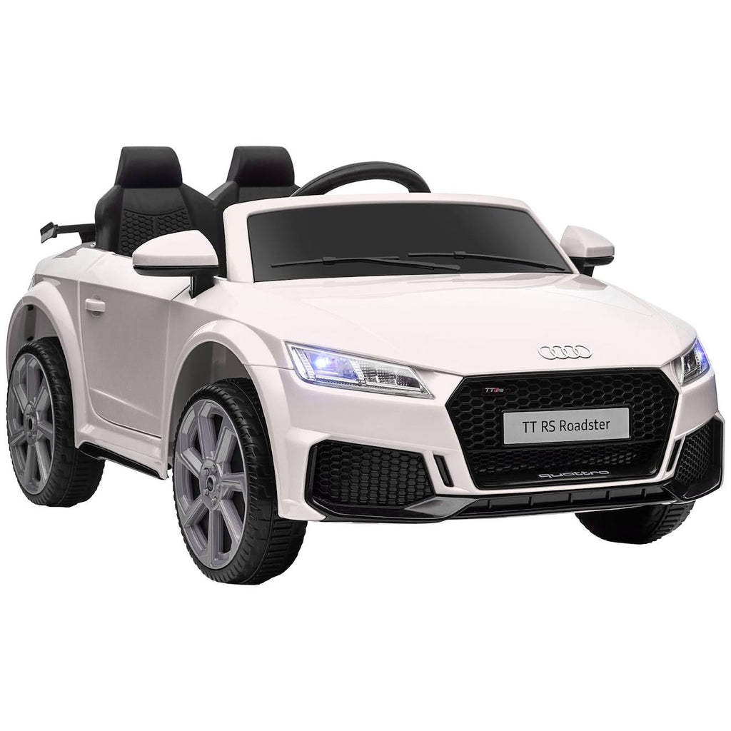 Voiture électrique enfant 12v audi tt rs blanc