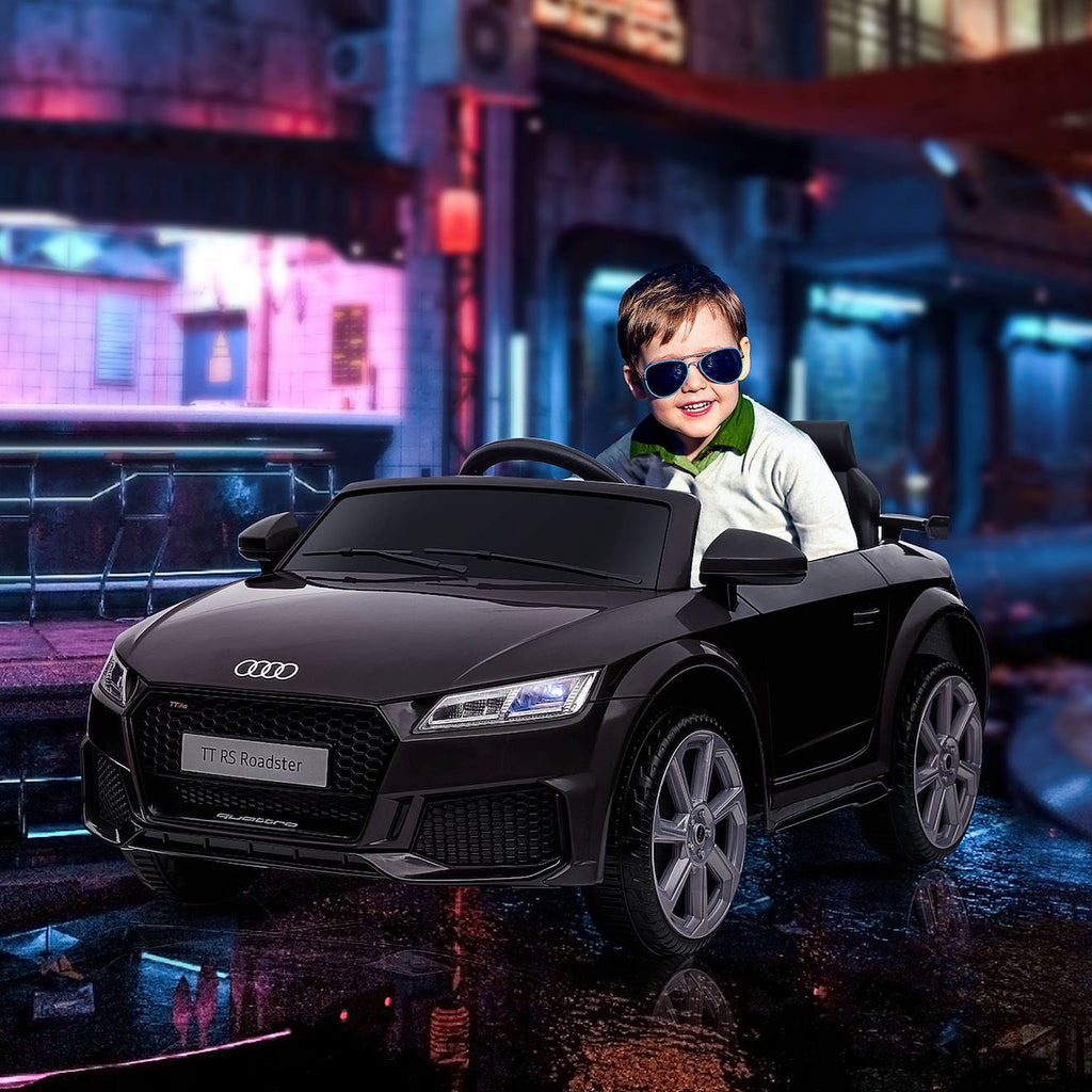 Voiture électrique enfant 12v audi tt rs noir