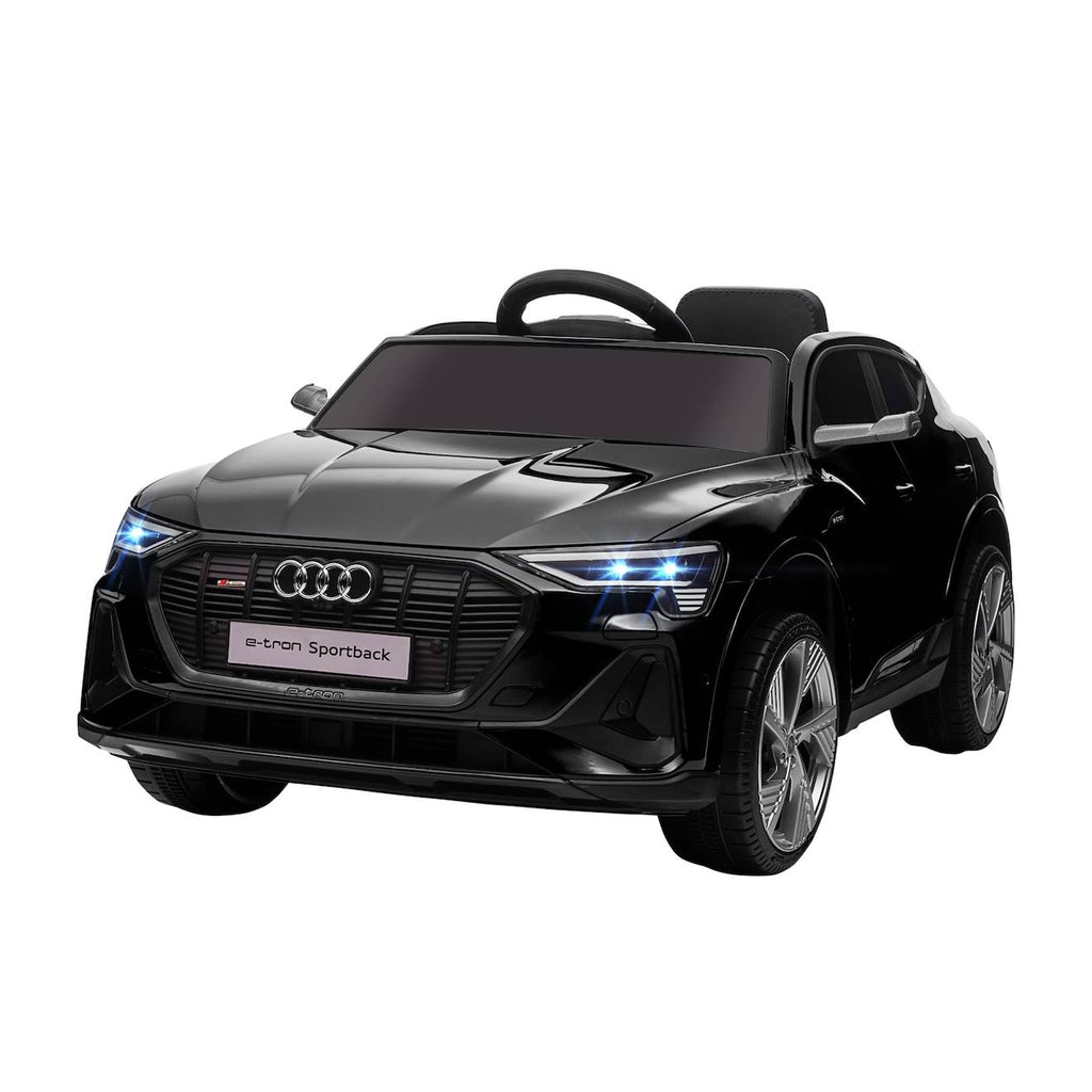Voiture électrique enfant audi e-tron sportback s line 12 v 8 km/h max - effets sonores, lumineux - télécommande noir