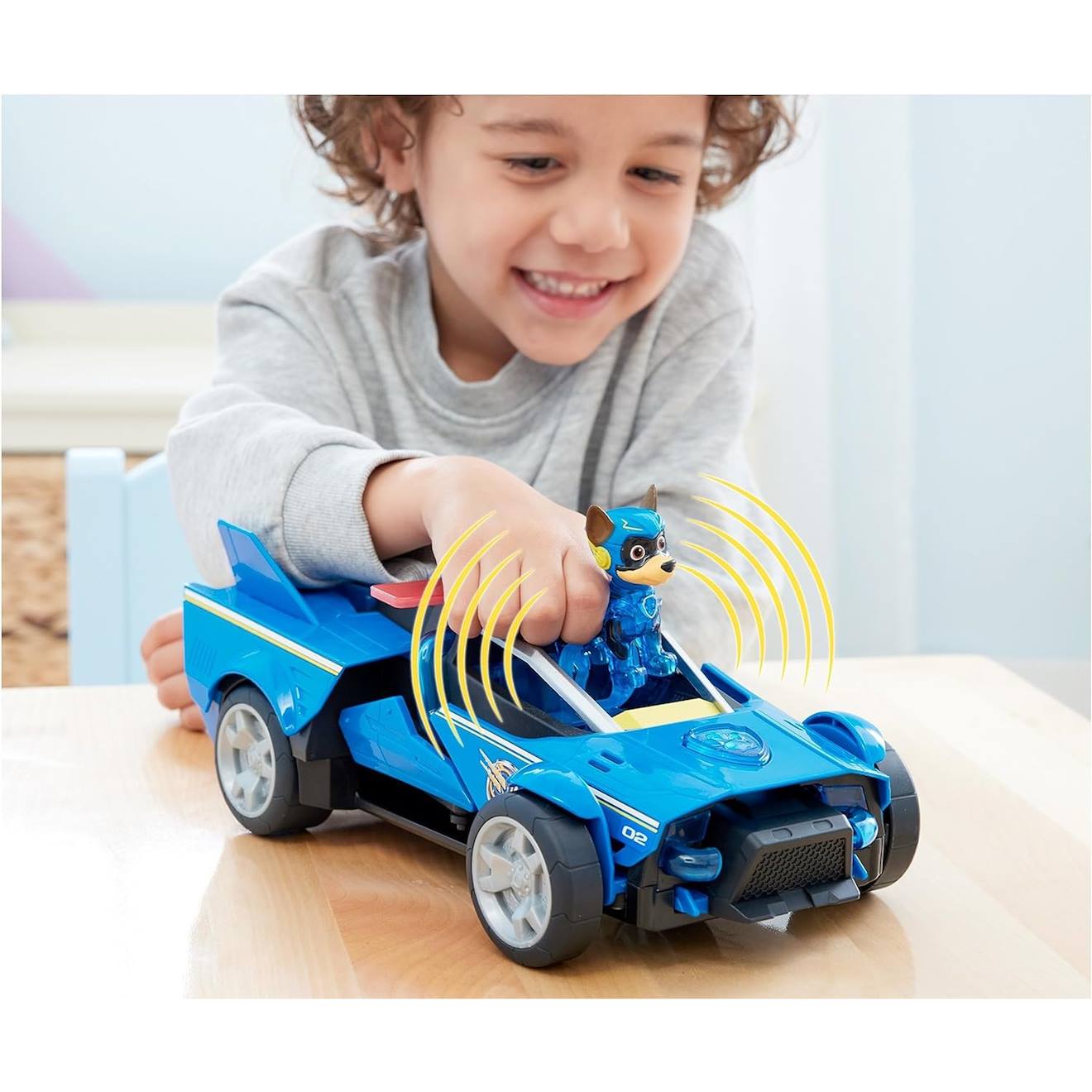 Voiture figurine à collectionner- pat patrouille bleu