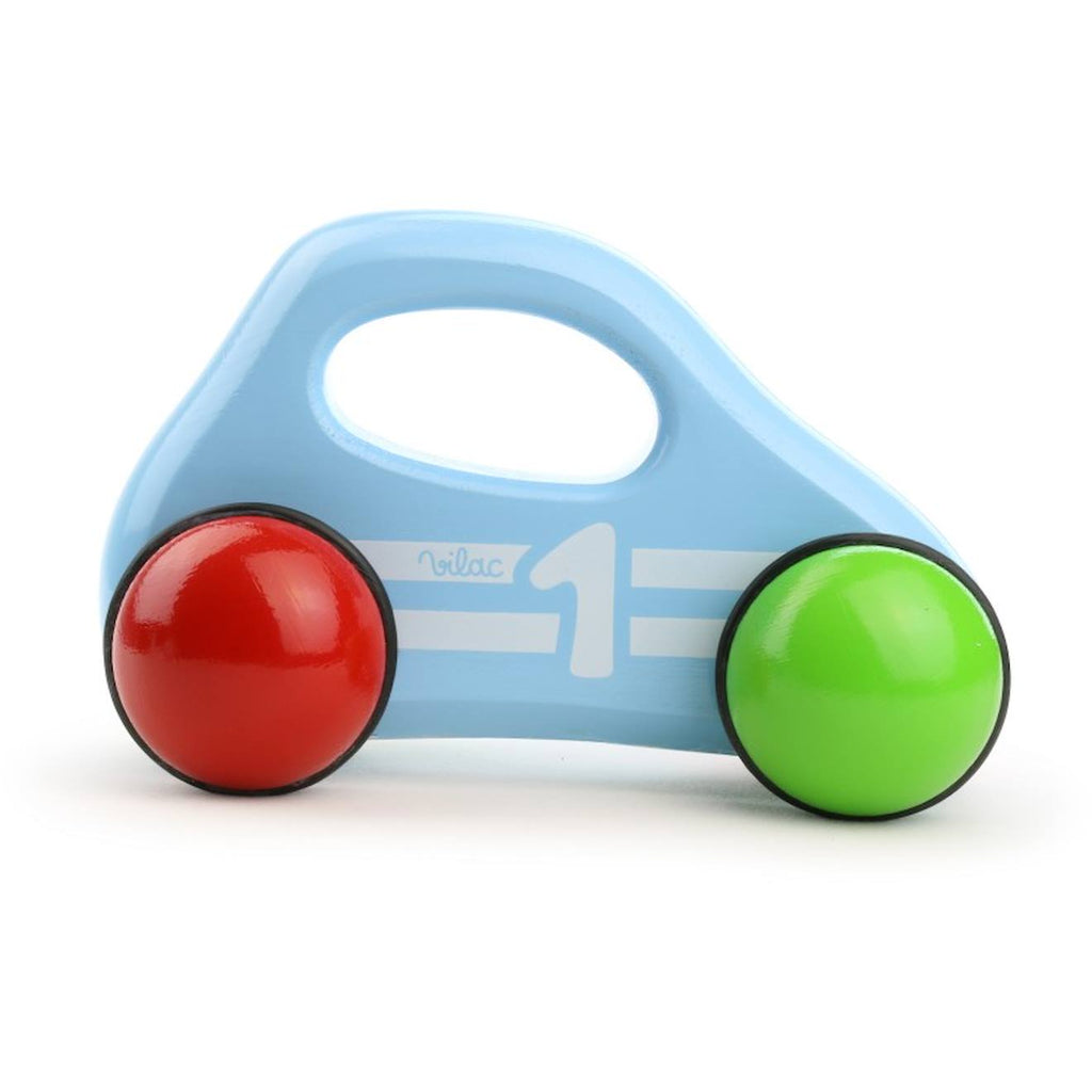Voiture poignée bleu