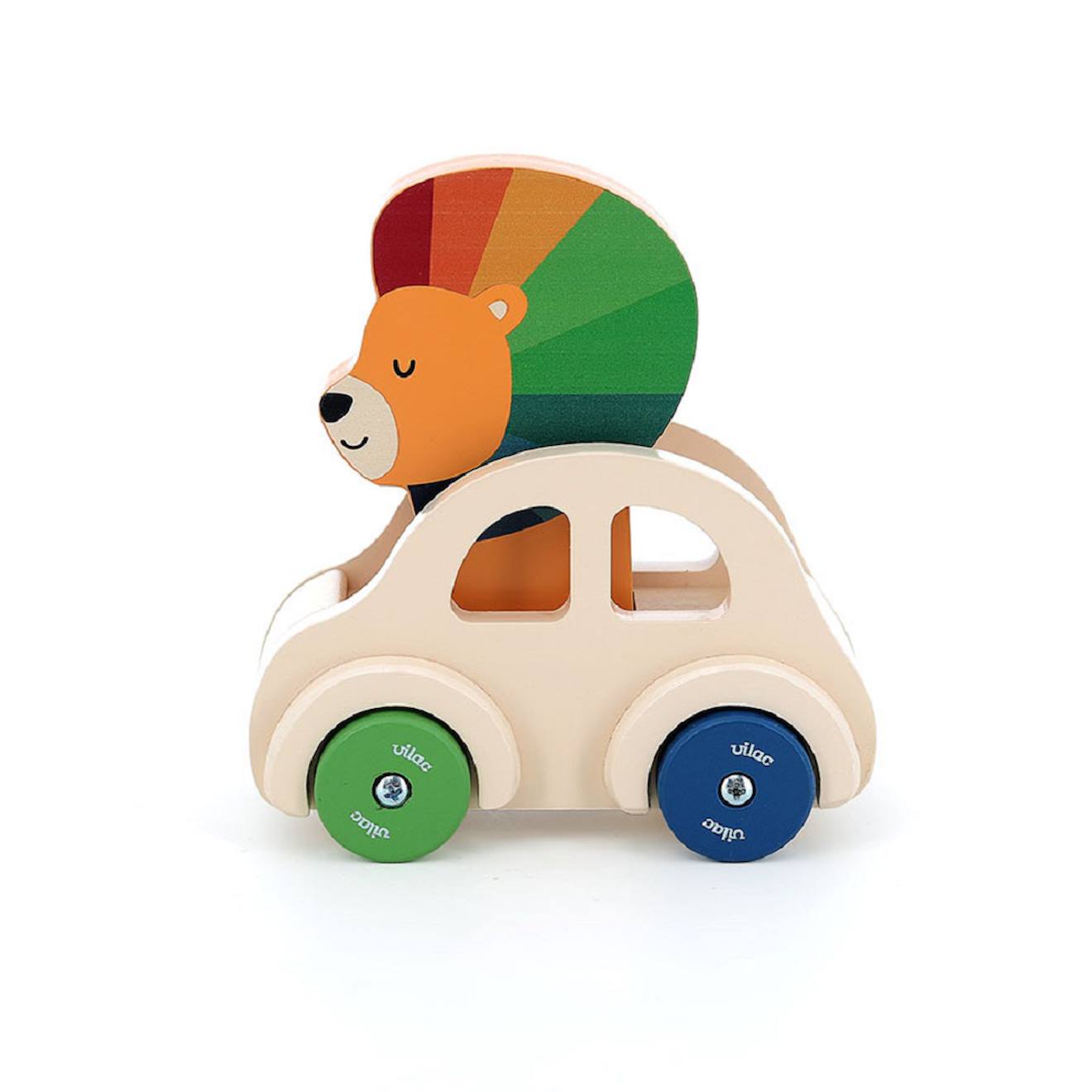 Voiture pouet pouet beige
