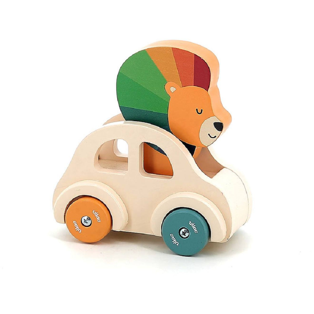 Voiture pouet pouet beige