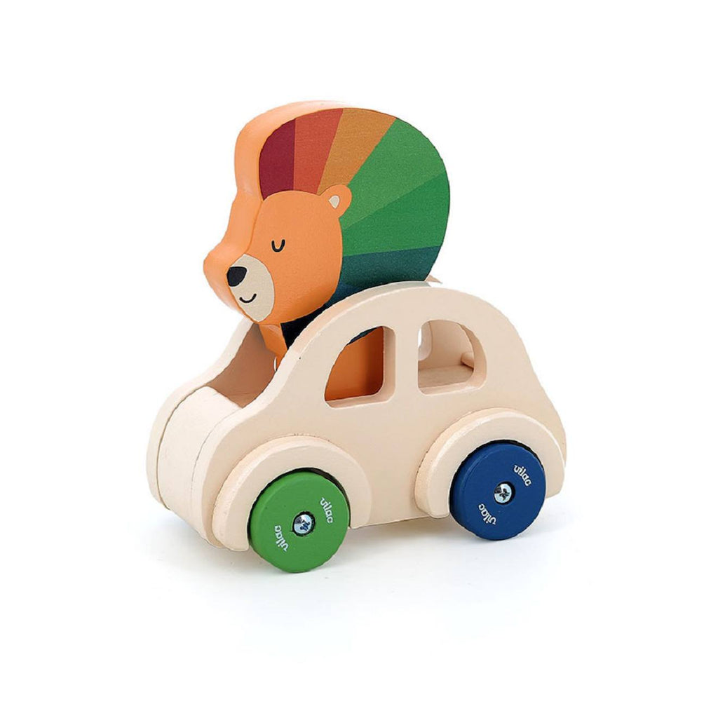 Voiture pouet pouet beige
