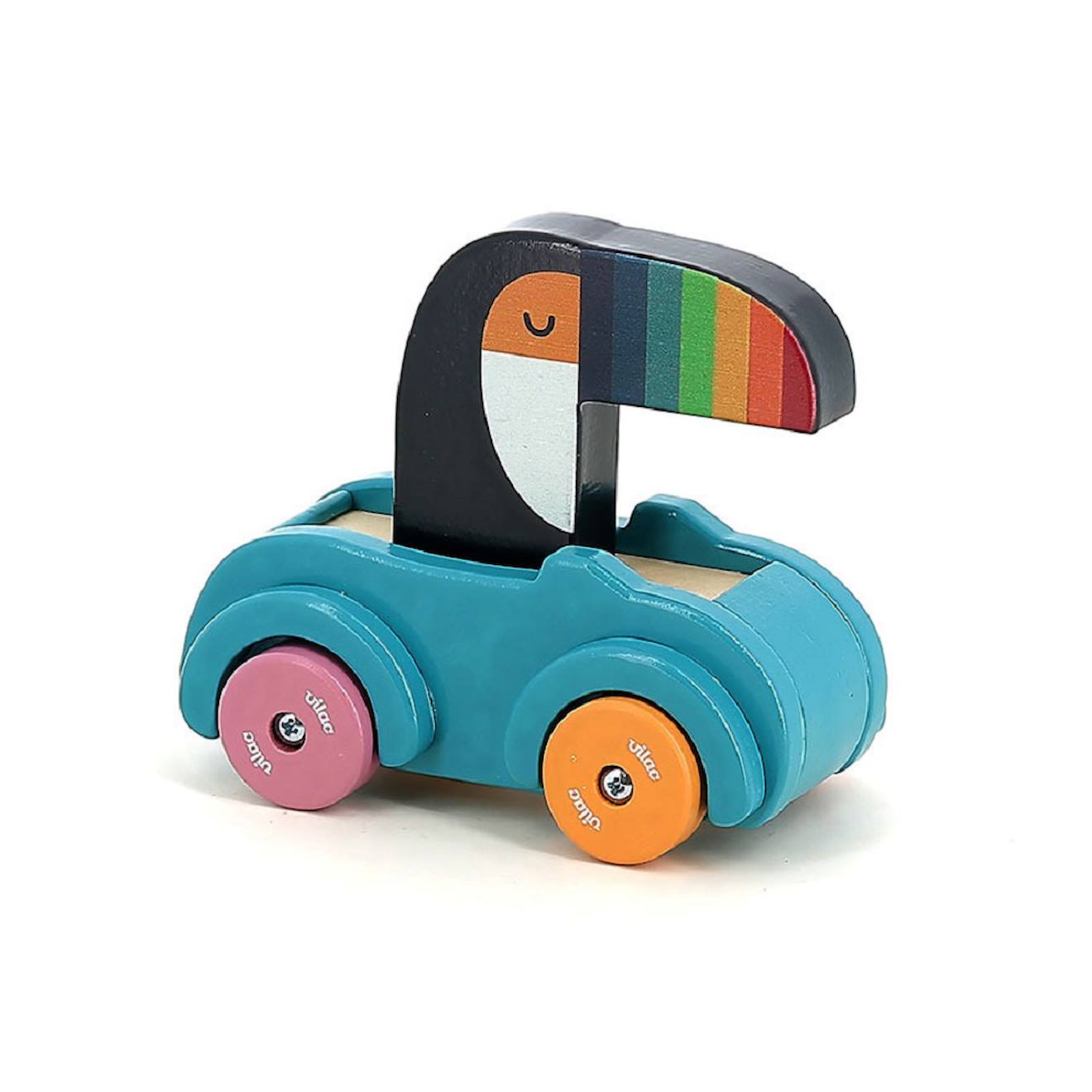 Voiture pouet pouet bleu