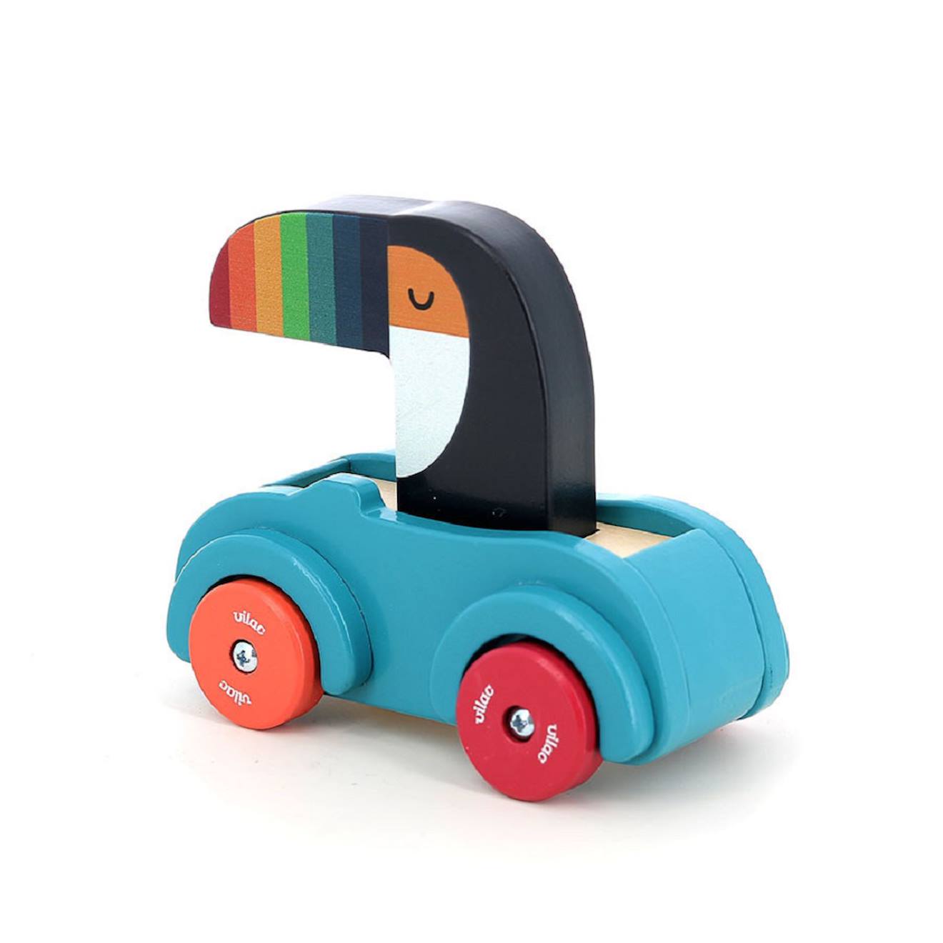 Voiture pouet pouet bleu