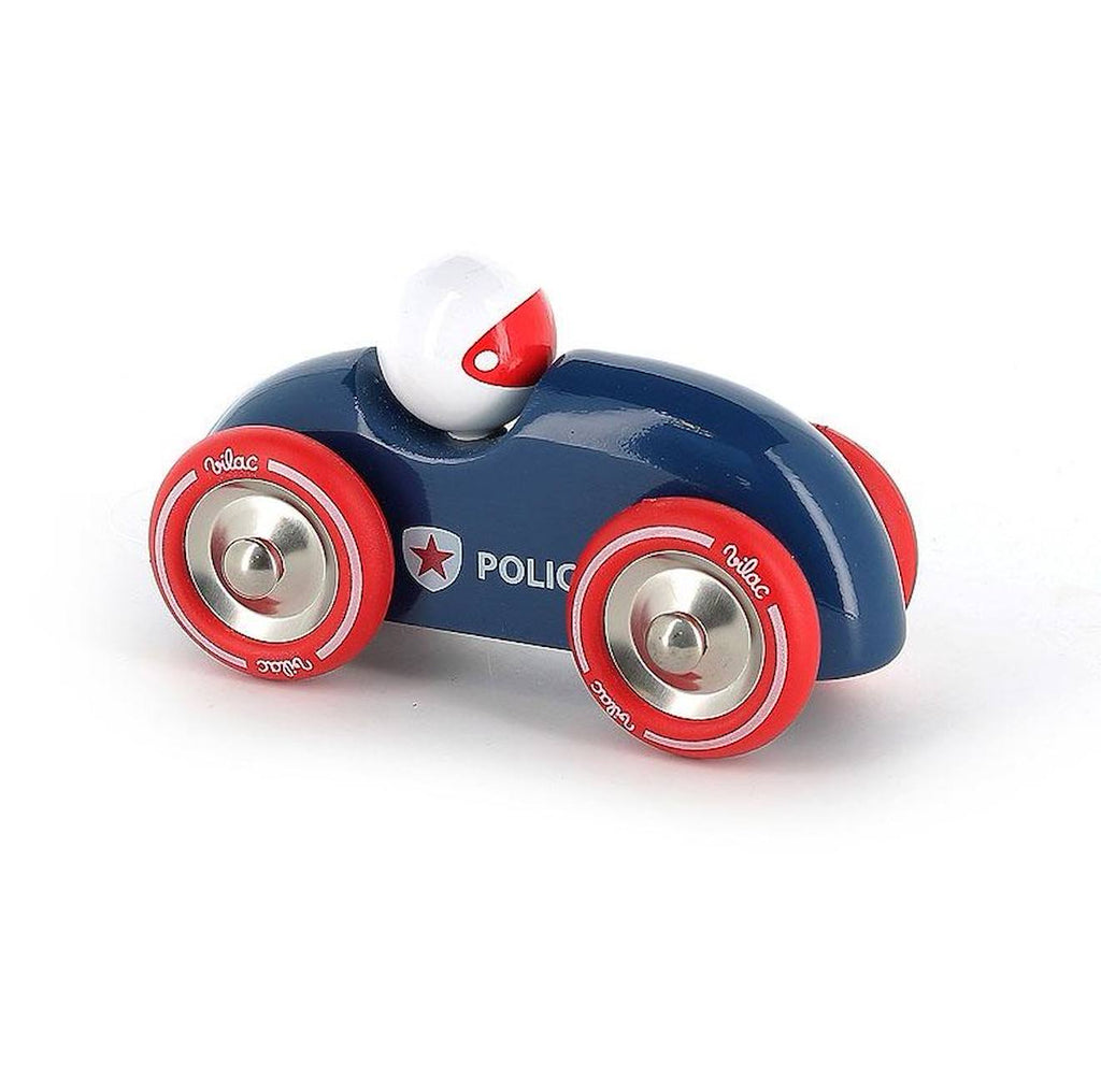 Voiture rallye gm police bleu