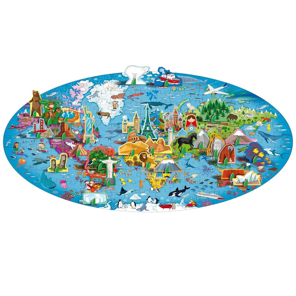 Voyage, découvre, explore - la terre bleu