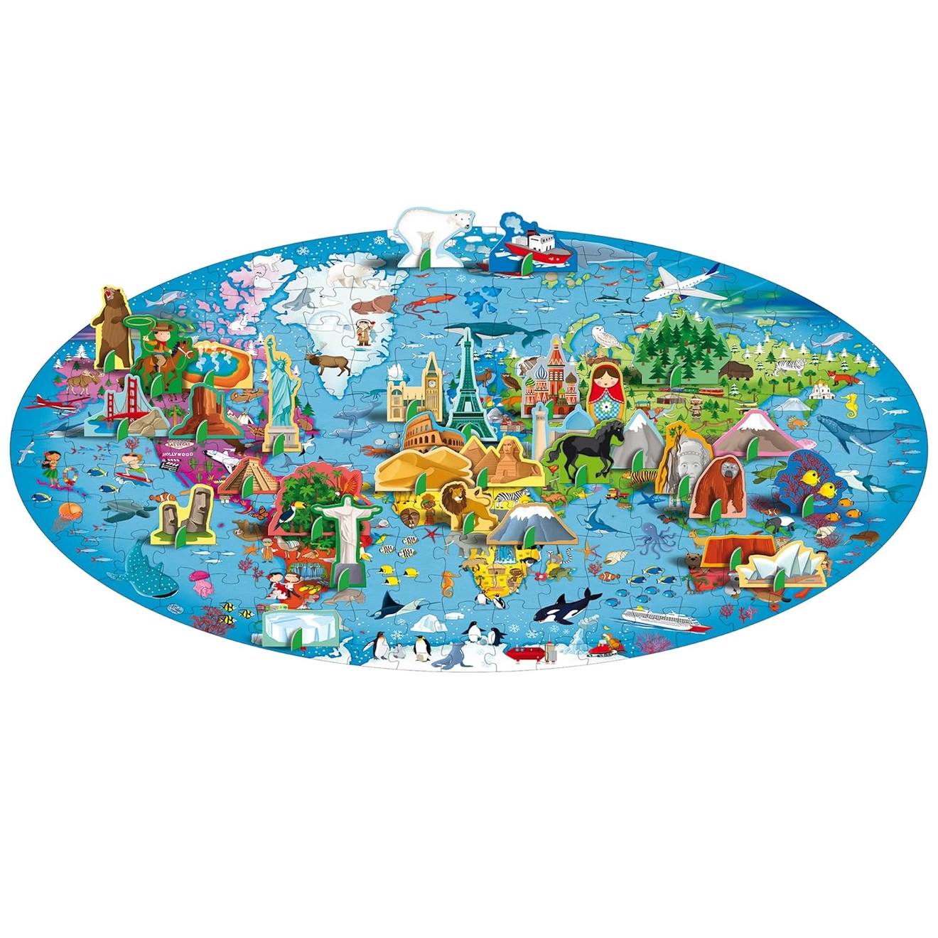 Voyage, découvre, explore - la terre bleu