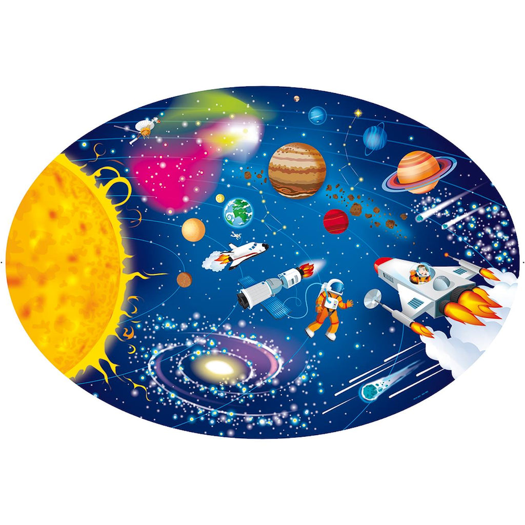 Voyage, découvre, explore - l'espace bleu