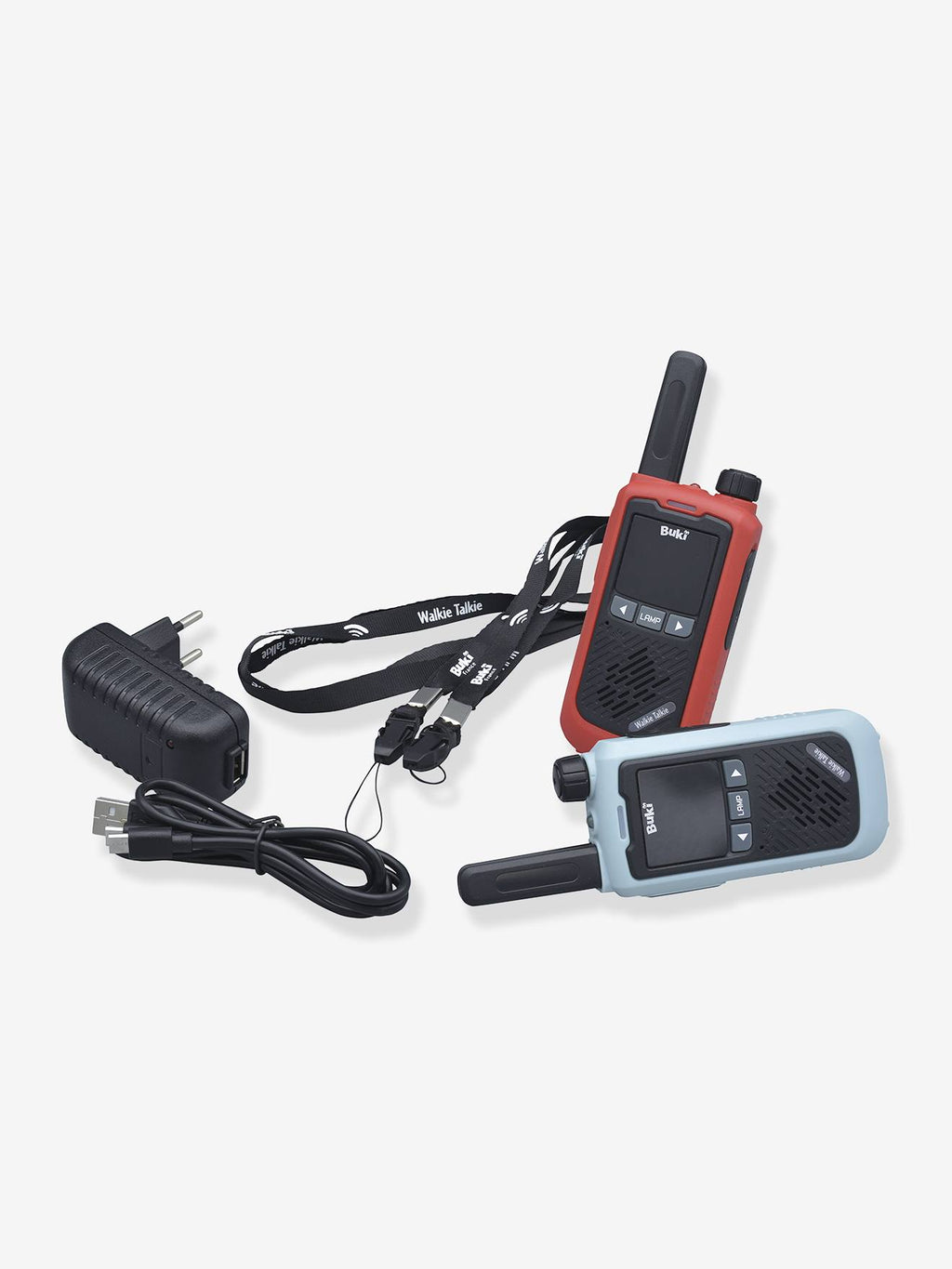 Walkie talkie rechargeable rouge