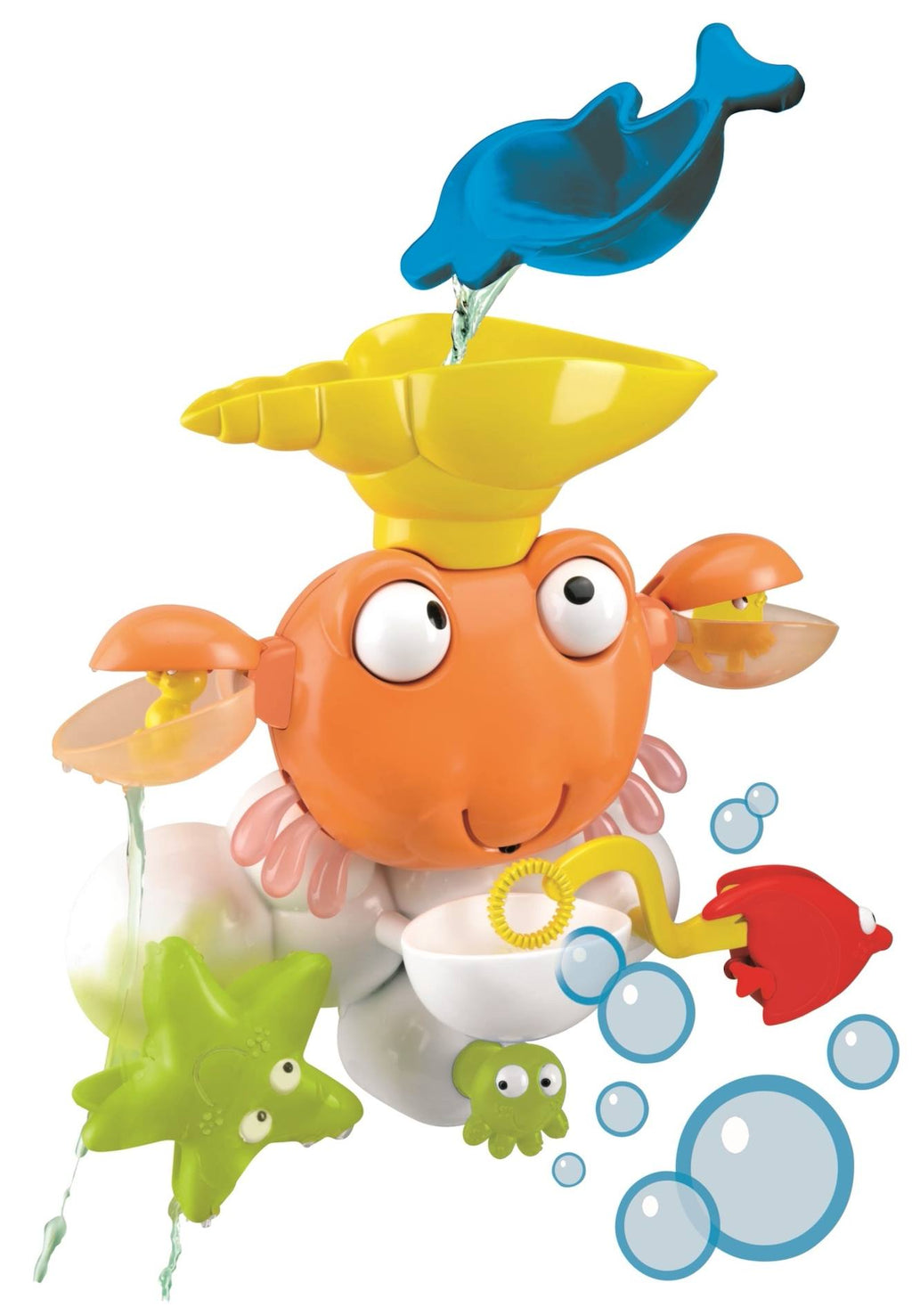 Water crab, jeu de bain en forme de crabe orange