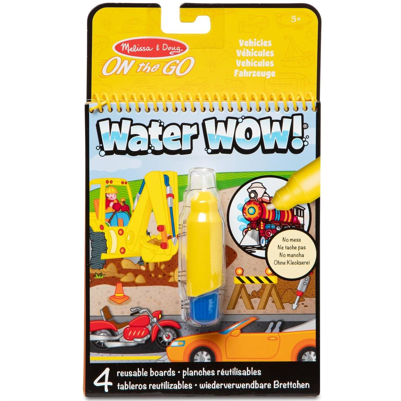 Water wow! véhicules jaune