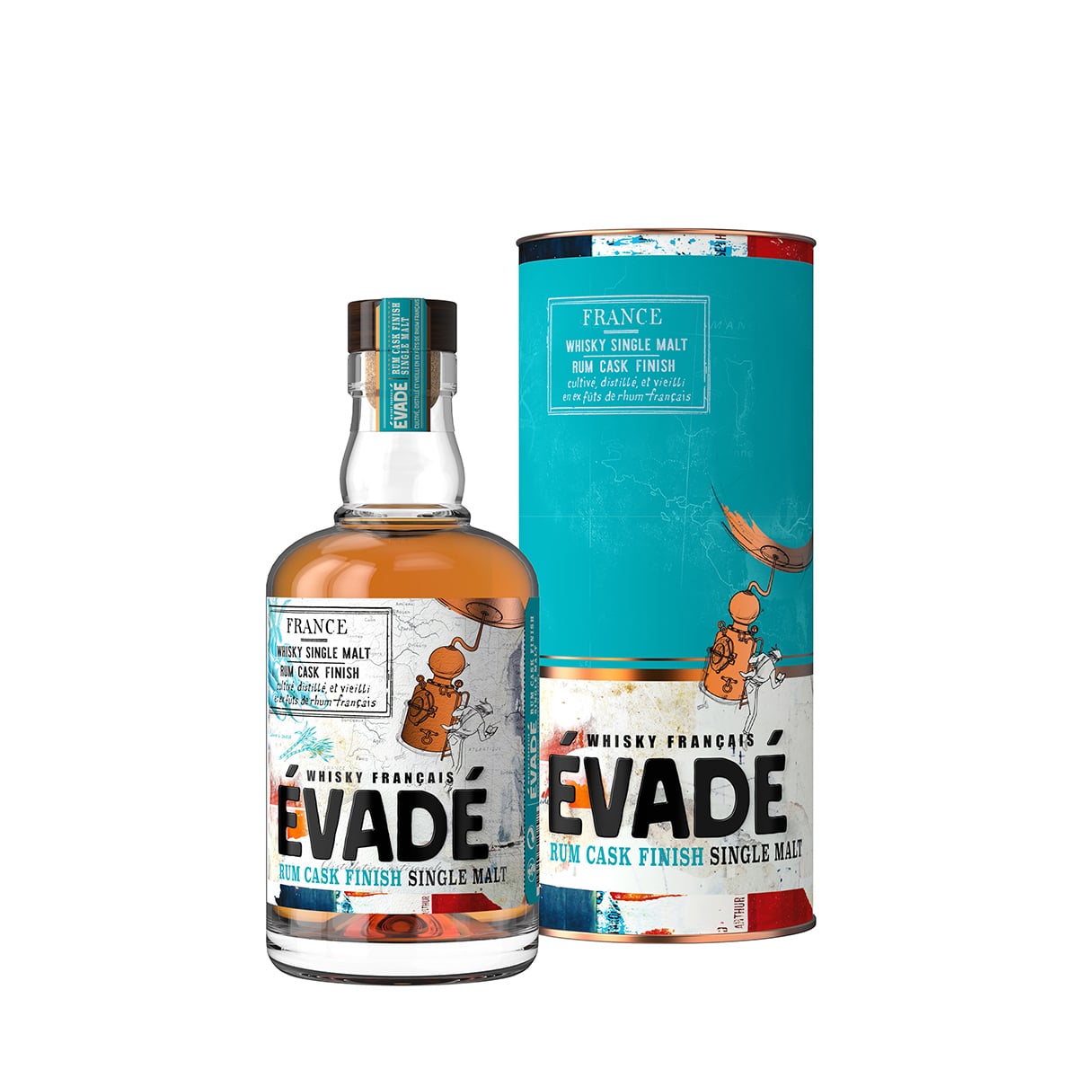 Whisky français Évadé - Sélection de single malts 100 % français