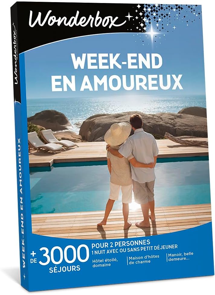 Coffret cadeau Week-end en amoureux - Wonderbox