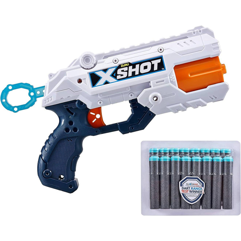 Xshot - excel reflex 6 blaster avec fléchettes orange