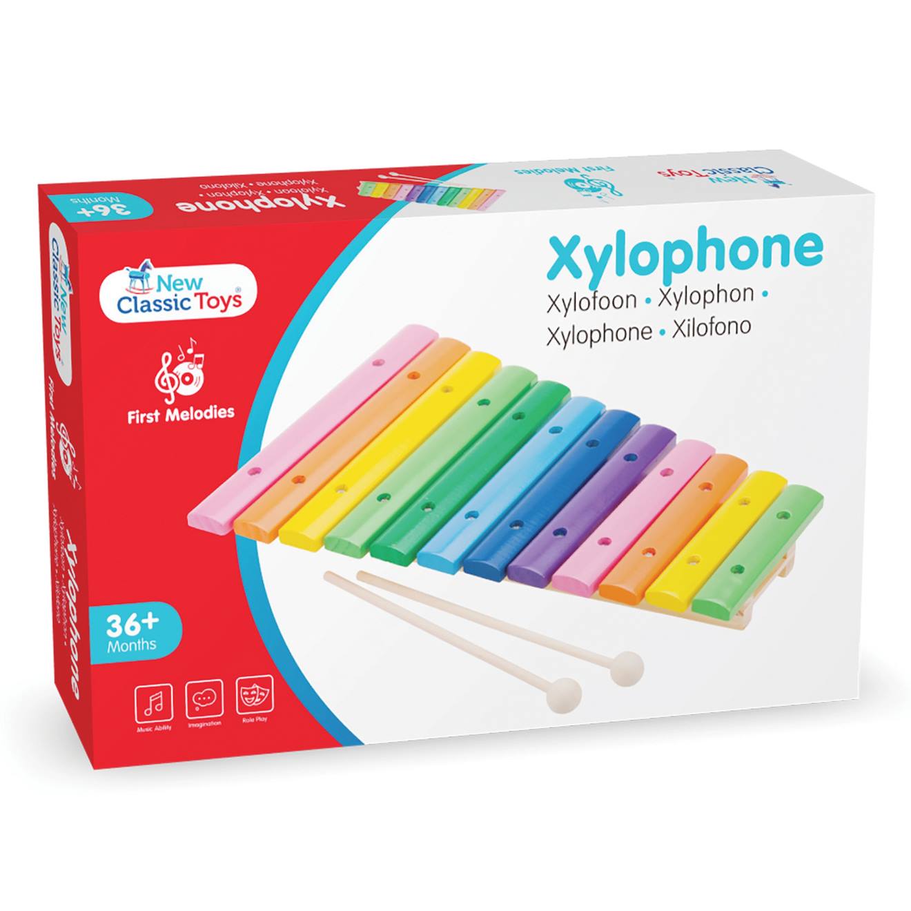 Xylophone 12 tons bleu